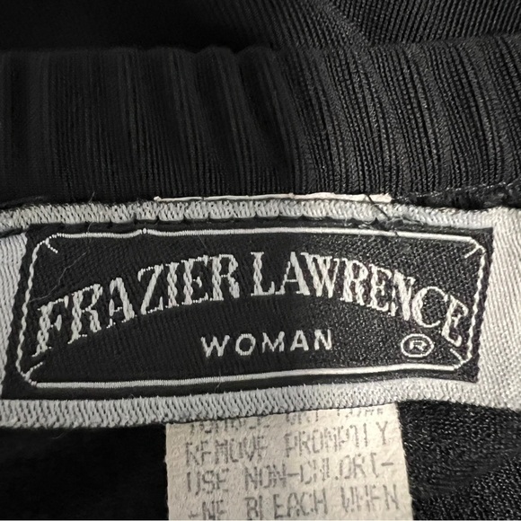 FRAZIER LAWRENCE Black Stretchy Maxi Skirt‎ Womens 1X Thick Jersey Knit Holidays - Picture 2 of 10